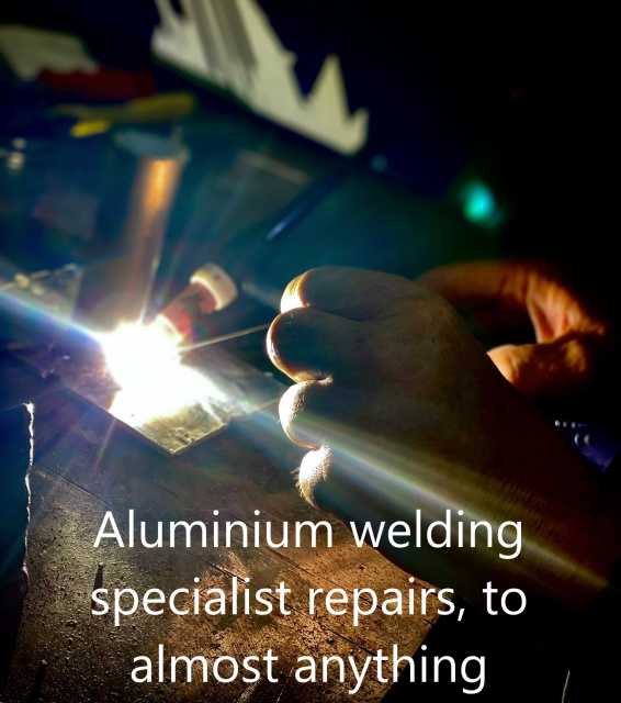 Mobile aluminium motorcycle welding repair services. 